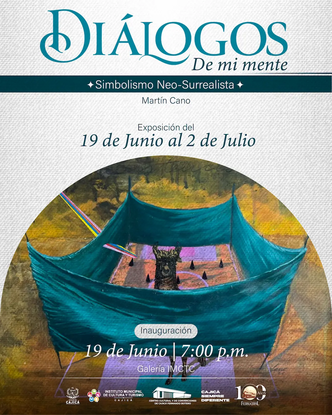 Exposición: Diálogos de mi mente - Martín Cano