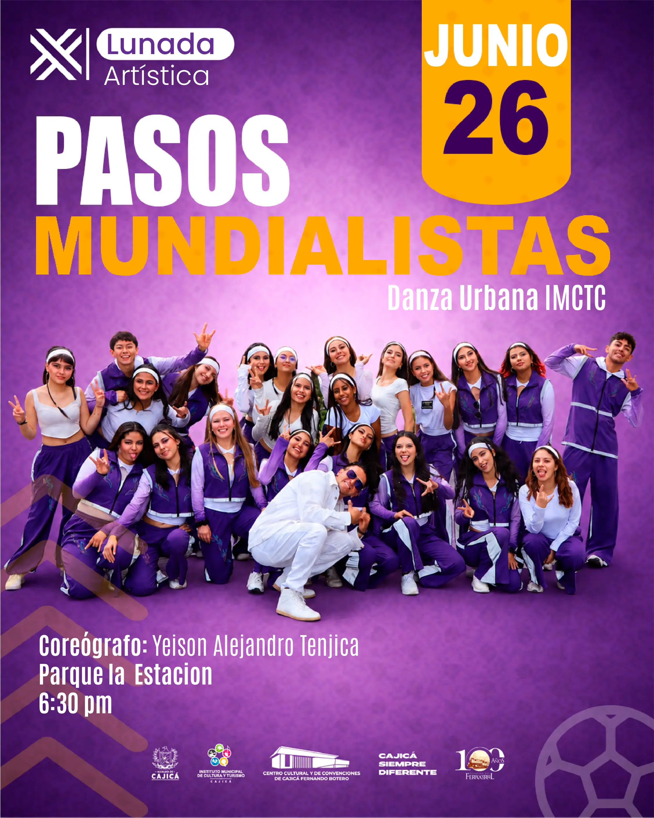 Lunada Artística: Pasos Mundialistas - Danza Urbana