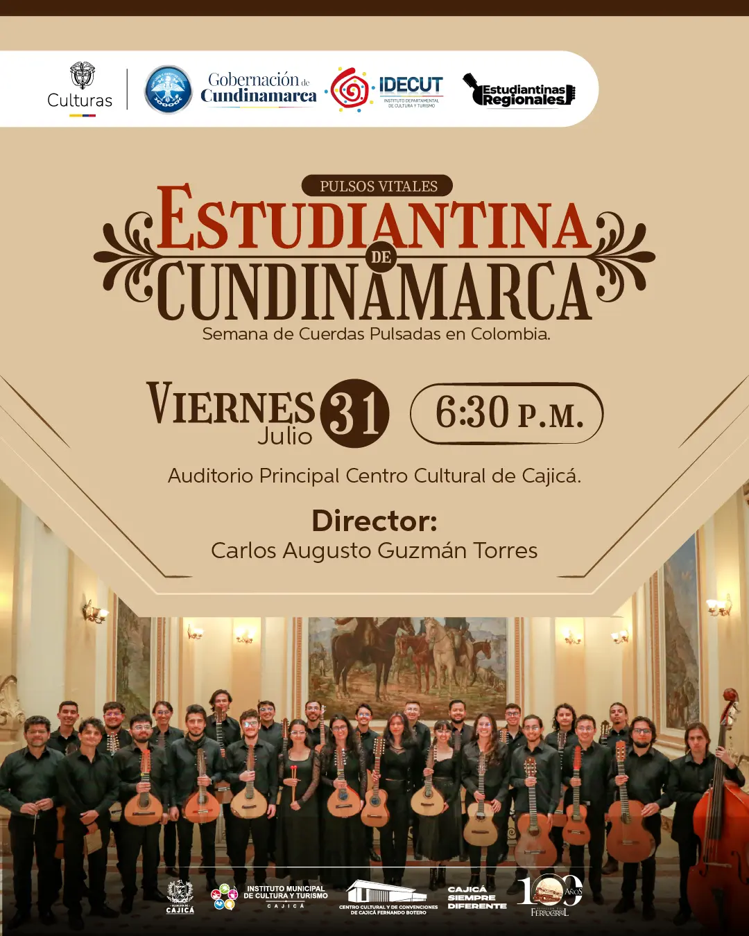 Pulsos Vitales: Estudiantina de Cundinamarca - Cuerdas Pulsadas