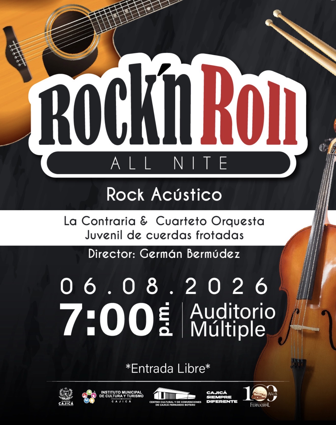 Rock and Roll All Nite: Rock Acústico con Cuerdas - IMCTC