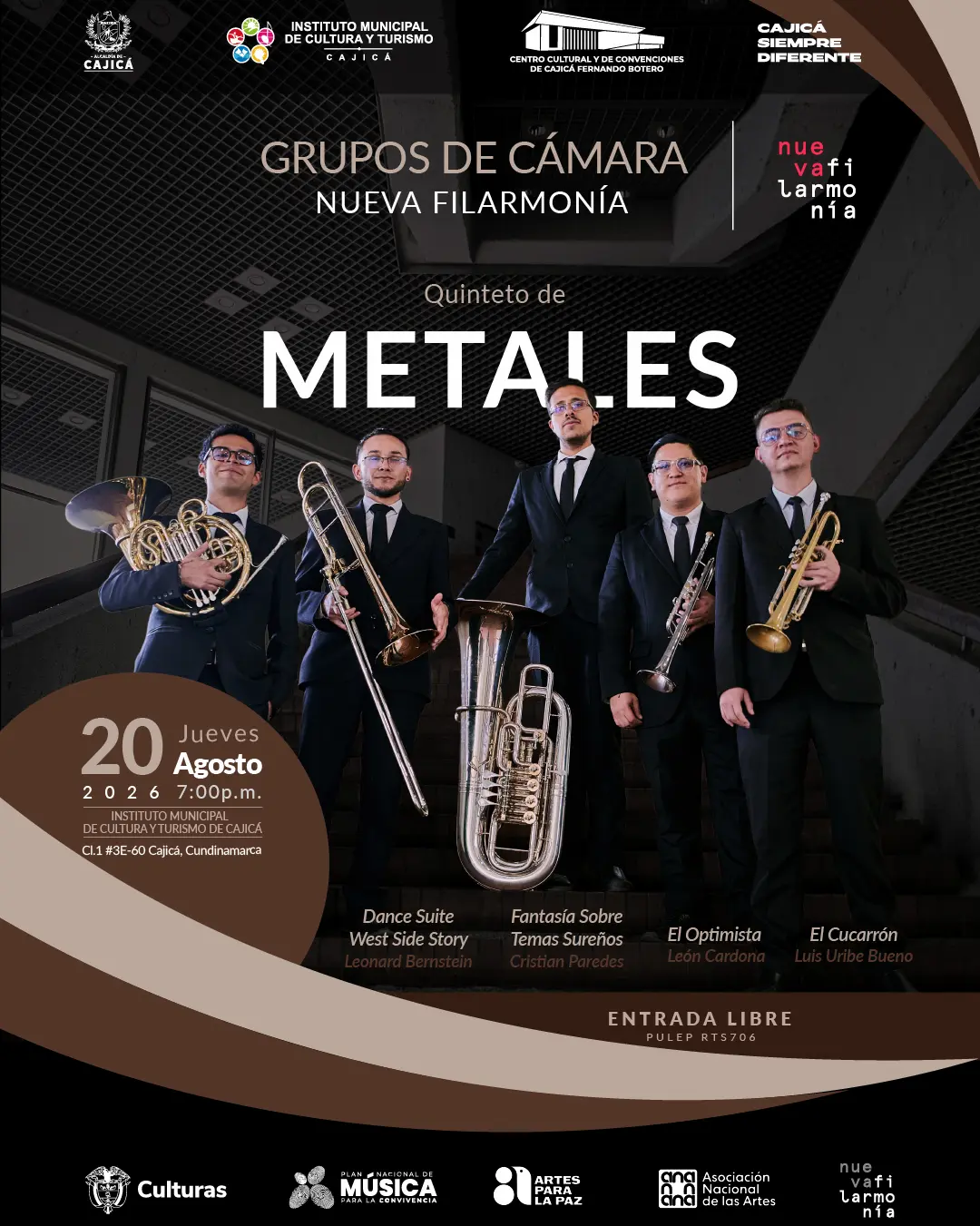 Grupos de Cámara Nueva Filarmonía: Quinteto de Metales