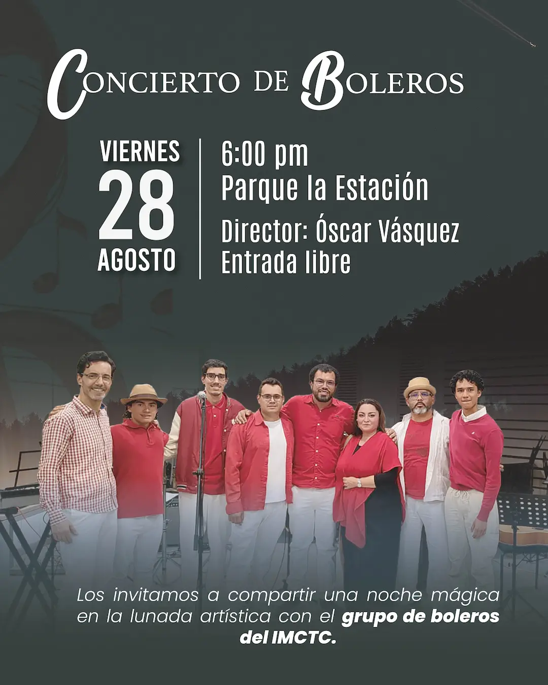 Lunada Artística: "Bajo la Luna" - Ensamble de Boleros IMCTC