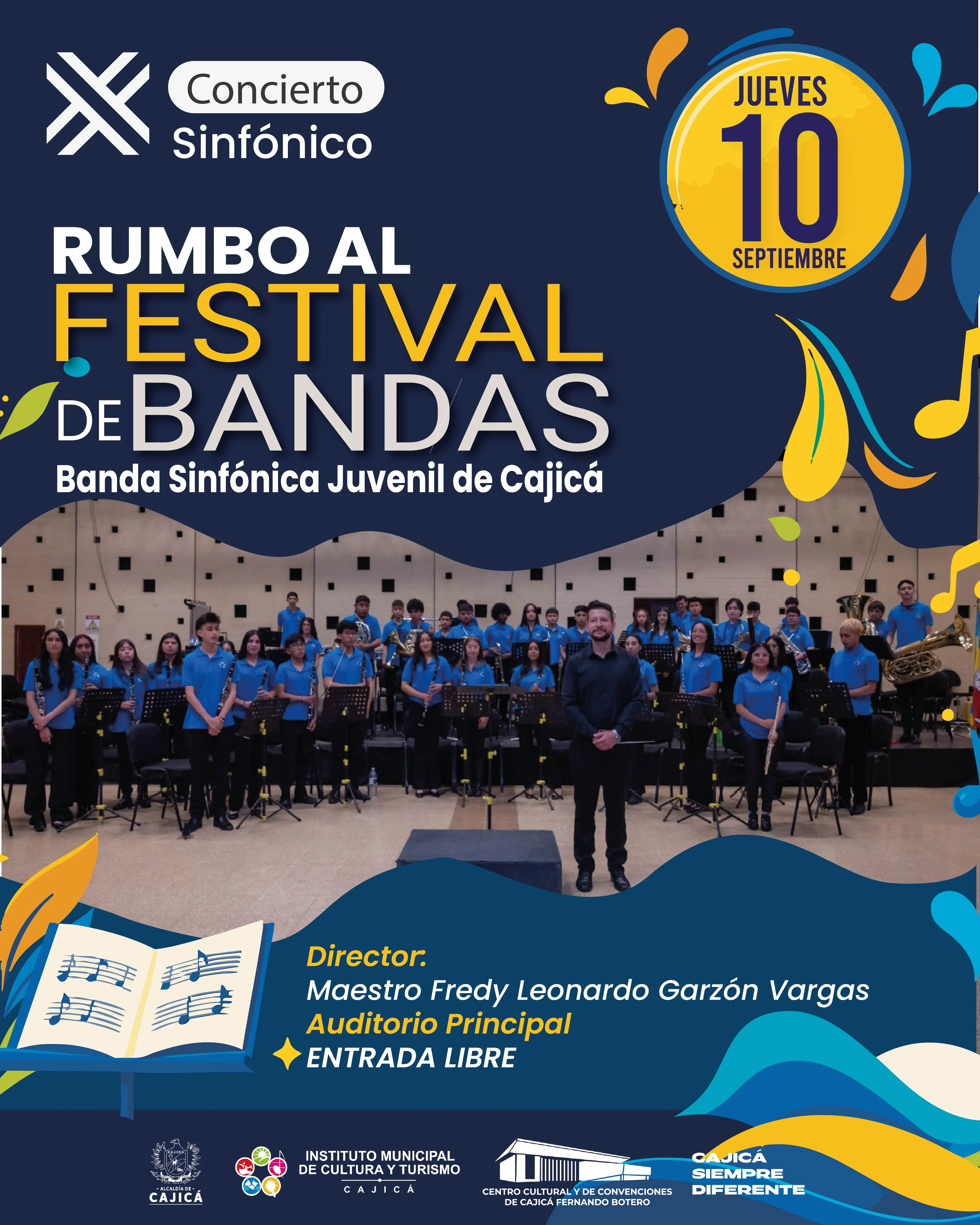 Concierto: Rumbo al Festival - Banda Sinfónica Juvenil IMCTC