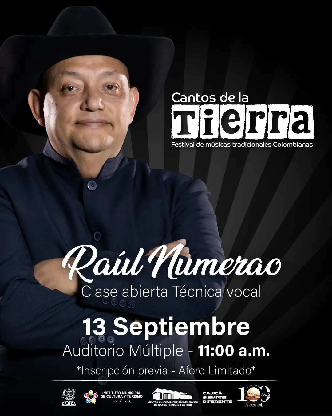 Clase Abierta de Técnica Vocal: Maestro Raúl Numerao