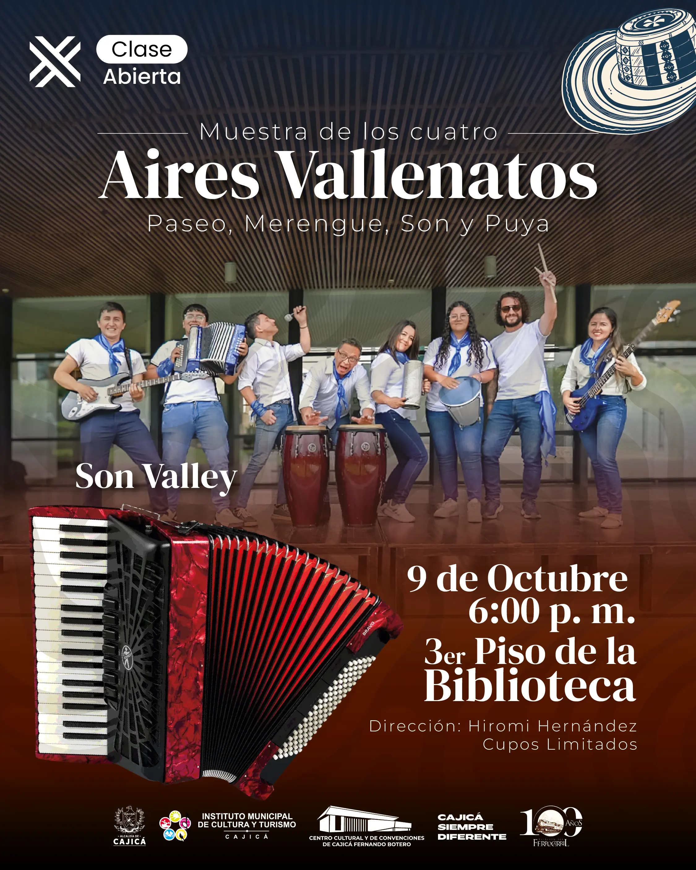Clase Abierta: Aires Vallenatos y Tropipop - IMCTC